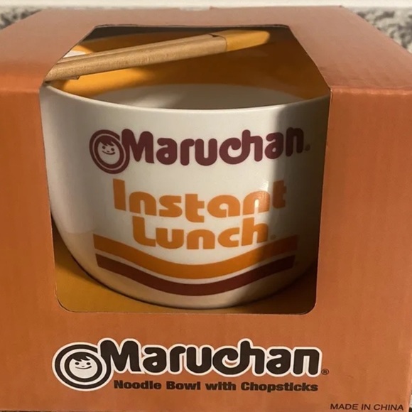 NEW Maruchan Ramen Package Ceramic Bowl Mad Engine New In Box - Picture 4 of 8